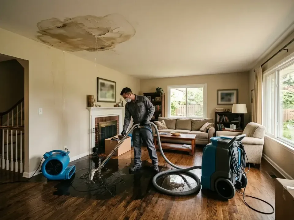 attic-pipe-burst-ceiling-drip-008 — frequently asked questions, Water Damage Restoration & Carpet Care in Mandeville, LA